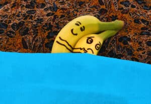 Banane vor dem Schlafen
