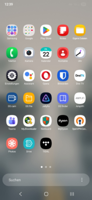 Datei-Manager auf Smartphone aufrufen - bei Android 16 unter der Bezeichnung "Eigene Dateien" im App-Screen.