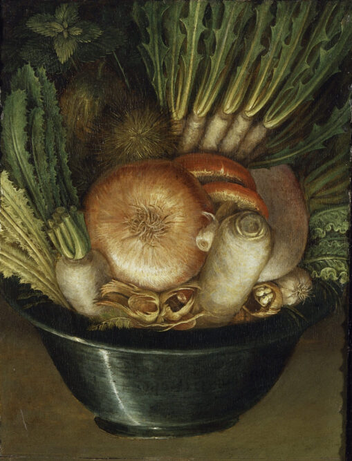 Der Gemüsegärtner von Giuseppe Arcimboldo umgedreht