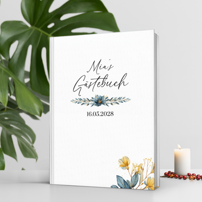 Ein individuell gestaltetes Gästebuch ist eines der schönsten und persönlichsten Erinnerungen an jeder Feier, denn jeder Gast darf hier persönliche Worte an dein Kind hinterlassen.