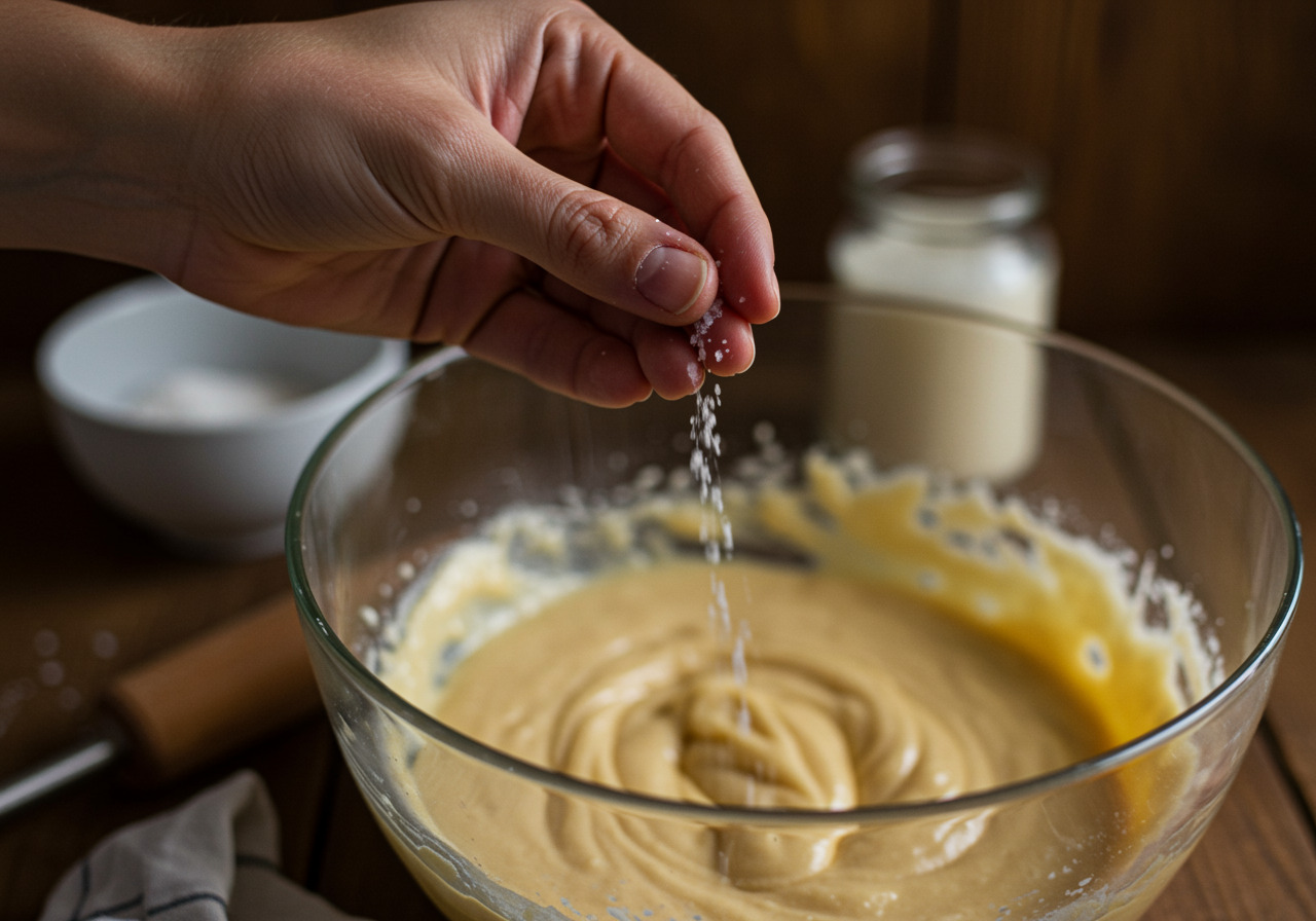 Prise Salz im Kuchen: Was bewirkt das?