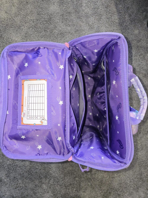 Innenleben vom GMT WALL und GMT LIGHT im Vergleich: GMT LIGHT geöffnet mit Hauptfach und Innenfächern