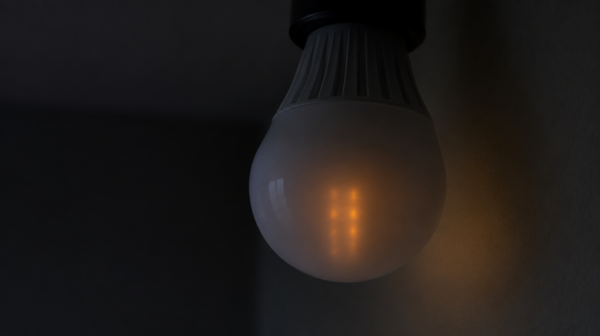 LED-Lampe glimmt schwach im ausgeschalteten Zustand